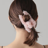 ciite' シーテ バレッタ/ヘアクリップ シフォンビック ヘアクリップ ピンク FREE