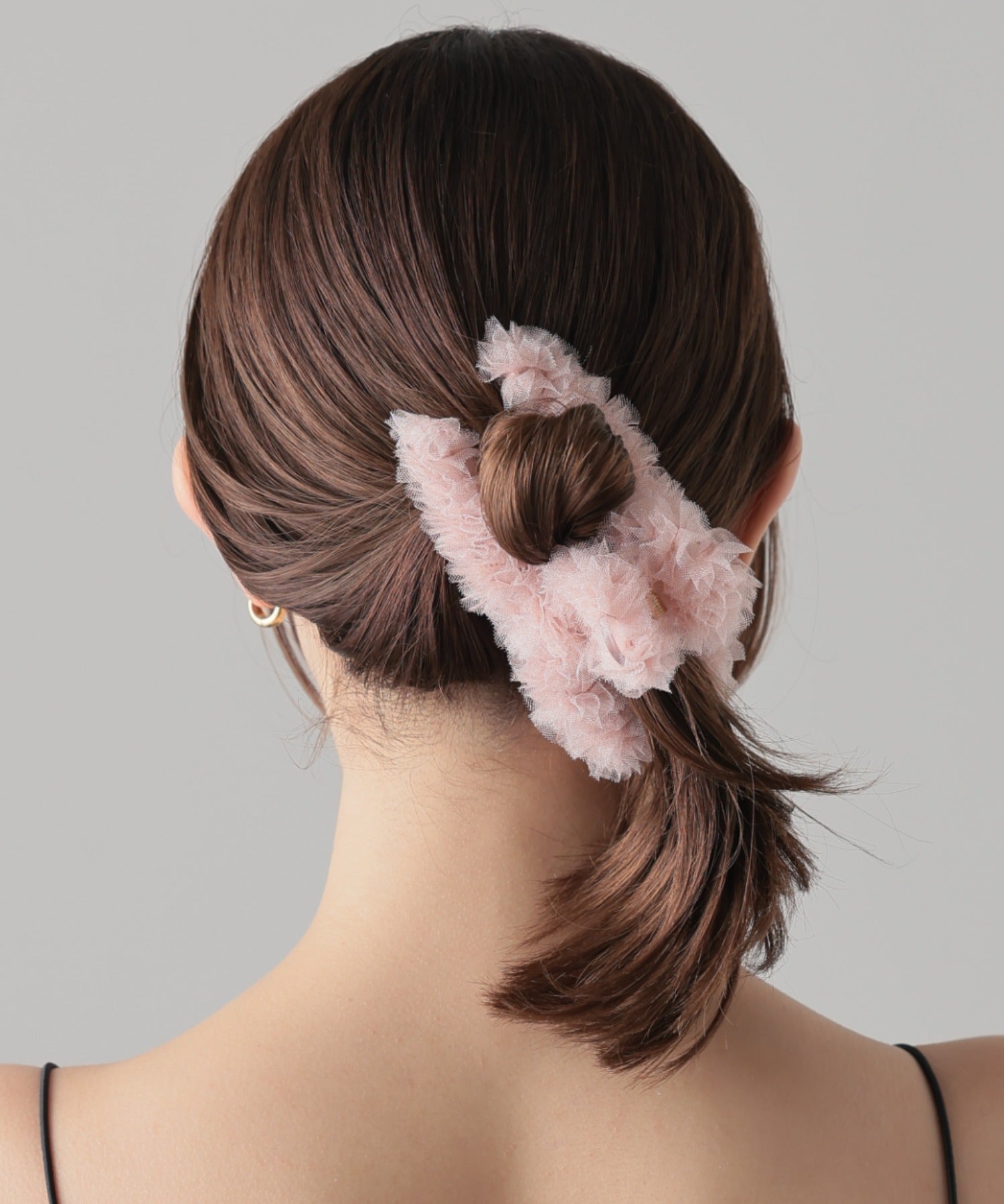 ciite' シーテ バレッタ/ヘアクリップ シフォンビック ヘアクリップ ピンク FREE