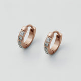 ciite' シーテ ピアス（両耳用） 【 金属アレルギー対応 】 ビジューミニフープピアス サージカルステンレス (両耳用)