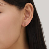 ciite' シーテ ピアス（両耳用） 【 金属アレルギー対応 】 スターピアス サージカルステンレス ピンクゴールド FREE