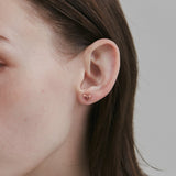 ciite' シーテ ピアス（両耳用） 【 金属アレルギー対応 】 ミニハートピアス サージカルステンレス (両耳用) ピンクゴールド FREE