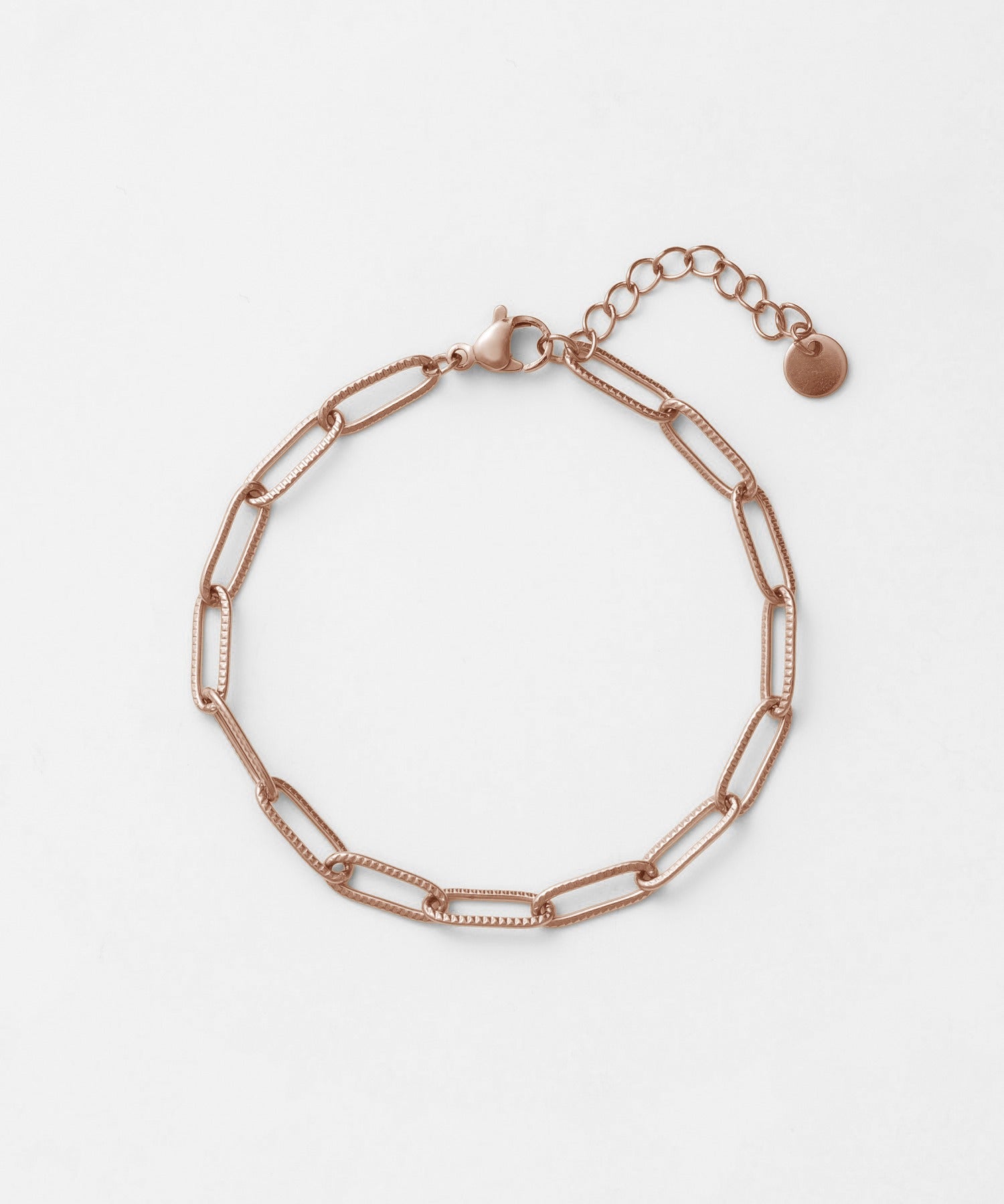 ciite' シーテ ブレスレット 【 金属アレルギー対応 】 シンプルチェーンブレスレット サージカルステンレス ピンクゴールド FREE