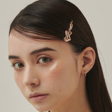 ciite' シーテ ヘアピン ニュアンスデザインヘアピン ピンクゴールド FREE