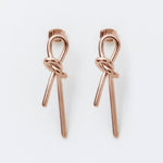 ciite' シーテ ピアス（両耳用） 結びピアス (両耳用) ピンクゴールド FREE