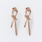 ciite' シーテ ピアス（両耳用） 結びピアス (両耳用) ピンクゴールド FREE