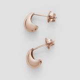 ciite' シーテ ピアス（両耳用） 【 金属アレルギー対応 】 小ぶりシンプルピアス サージカルステンレス (両耳用) ピンクゴールド FREE