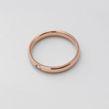 ciite' シーテ リング 【 金属アレルギー対応 】ビジューシンプルリング サージカルステンレス ピンクゴールド