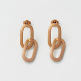 ciite' シーテ ピアス（両耳用） 【 金属アレルギー対応 】 オーバルピアス サージカルステンレス (両耳用) ピンクゴールド FREE