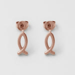 ciite' シーテ ピアス（両耳用） 【 金属アレルギー対応 】 ミニモチーフピアス サージカルステンレス (両耳用) ピンクゴールド FREE