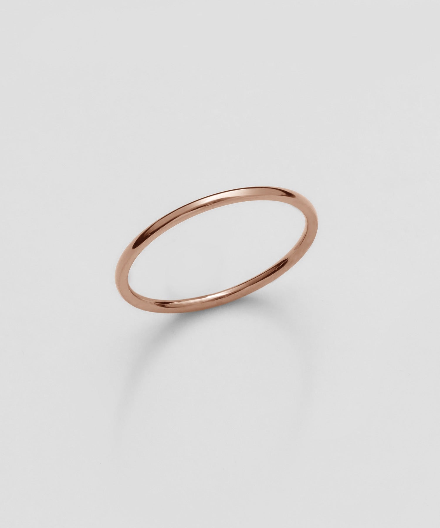 ciite' シーテ リング 【 金属アレルギー対応 】 シンプルリング サージカルステンレス ピンクゴールド