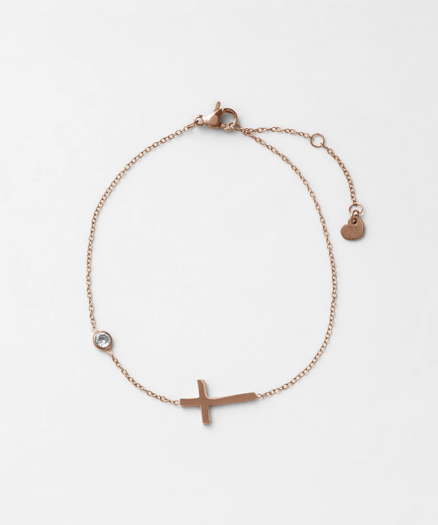 ciite' シーテ ブレスレット 【 金属アレルギー対応 】 クロスビジューブレスレット サージカルステンレス