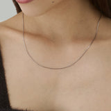 ciite' シーテ ネックレス 【 金属アレルギー対応 】ナローチェーンネックレス サージカルステンレス シルバー FREE