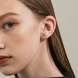 ciite' シーテ ピアス（両耳用） 【 金属アレルギー対応 】 ハートデザインピアス サージカルステンレス (両耳用) シルバー FREE