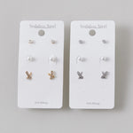 ciite' シーテ ピアス（両耳用） 【 金属アレルギー対応 】 3set pierce / ピアス3セット サージカルステンレス 316L (両耳用) シルバー FREE