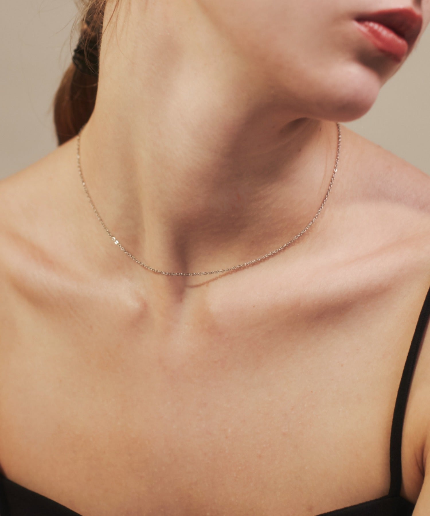 ciite' シーテ ネックレス 【 金属アレルギー対応 】 シンプルチェーンネックレス サージカルステンレス シルバー FREE