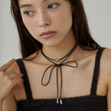 ciite' シーテ チョーカー シンプルコードチョーカー シルバー FREE