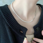 ciite' シーテ ネックレス pearl chain necklace / パール チェーン ネックレス シルバー FREE