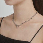 ciite' シーテ ネックレス 【 金属アレルギー対応 】 ニュアンスチェーンネックレス サージカルステンレス シルバー FREE