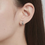 ciite' シーテ ピアス（両耳用） 【 金属アレルギー対応 】 ミニドロップピアス サージカルステンレス (両耳用) シルバー FREE