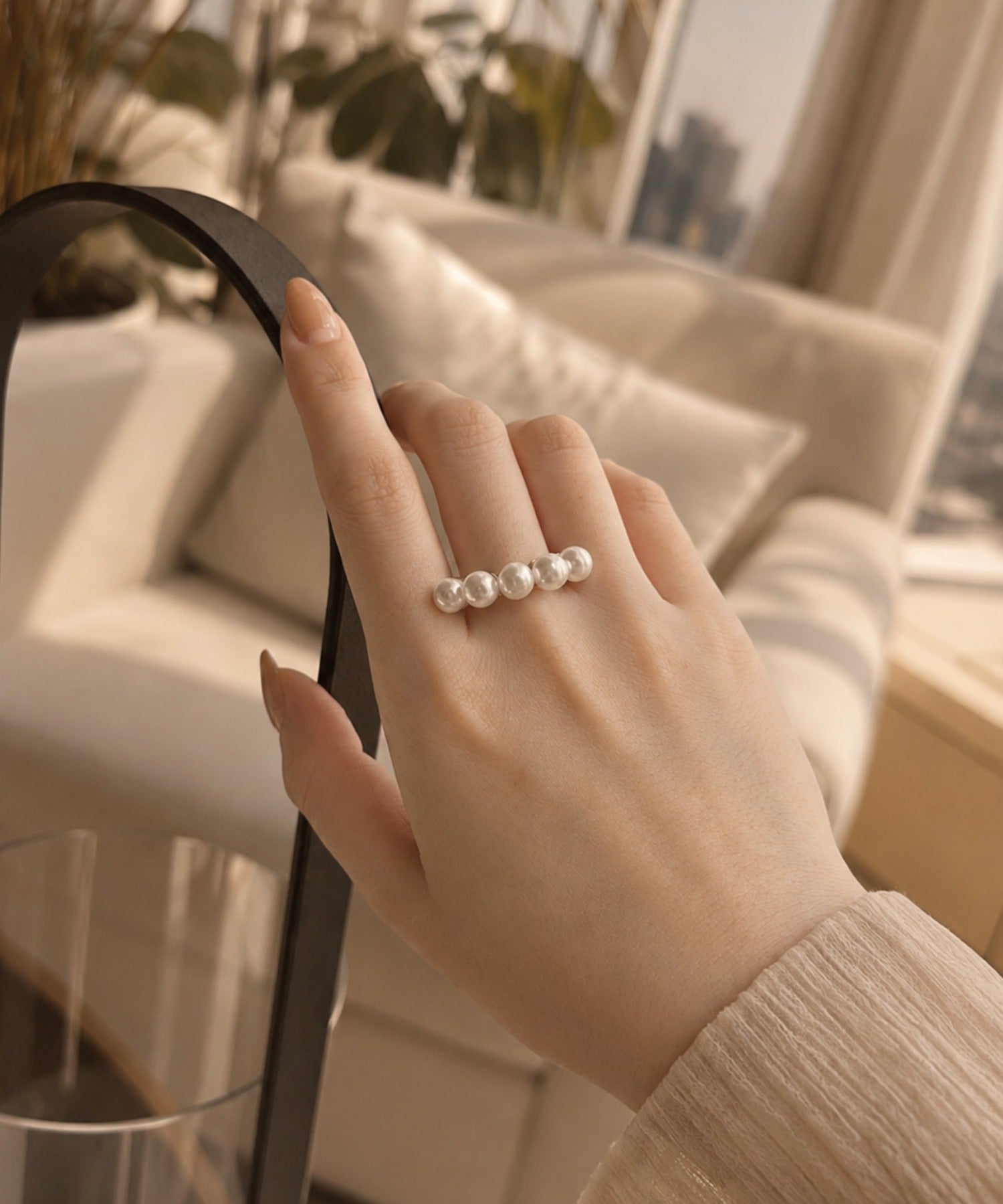 ciite' シーテ リング plump pearl ring シルバー