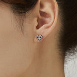ciite' シーテ ピアス（両耳用） 【 金属アレルギー対応 】ミニビジューバタフライピアス サージカルステンレス（両耳用） シルバー FREE
