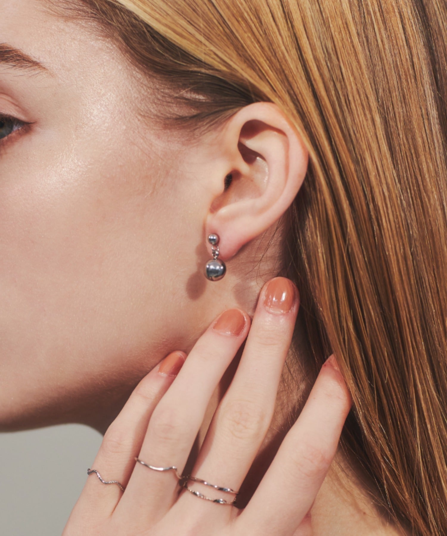 ciite' シーテ ピアス（両耳用） 【 金属アレルギー対応 】 モチーフピアス サージカルステンレス (両耳用) シルバー FREE