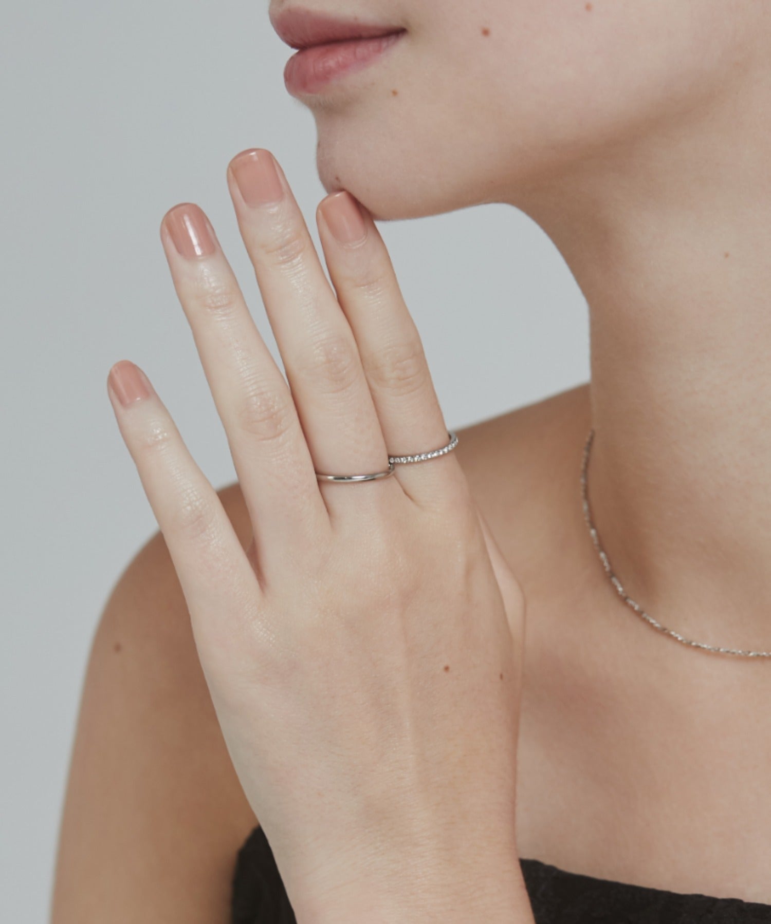 ciite' シーテ リング 【 金属アレルギー対応 】2set ring / ビューリンク2個セット サージカルステンレス シルバー
