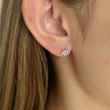 ciite' シーテ ピアス（両耳用） 【 金属アレルギー対応 】 リトル フルールピアス サージカルステンレス シルバー FREE