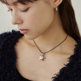 ciite' シーテ ネックレス メタルスタートップ コードチョーカー / ネックレス シルバー FREE