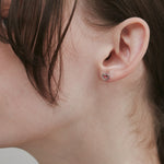 ciite' シーテ ピアス（両耳用） 【 金属アレルギー対応 】 シンプル ミニハートピアス サージカルステンレス (両耳用) シルバー FREE