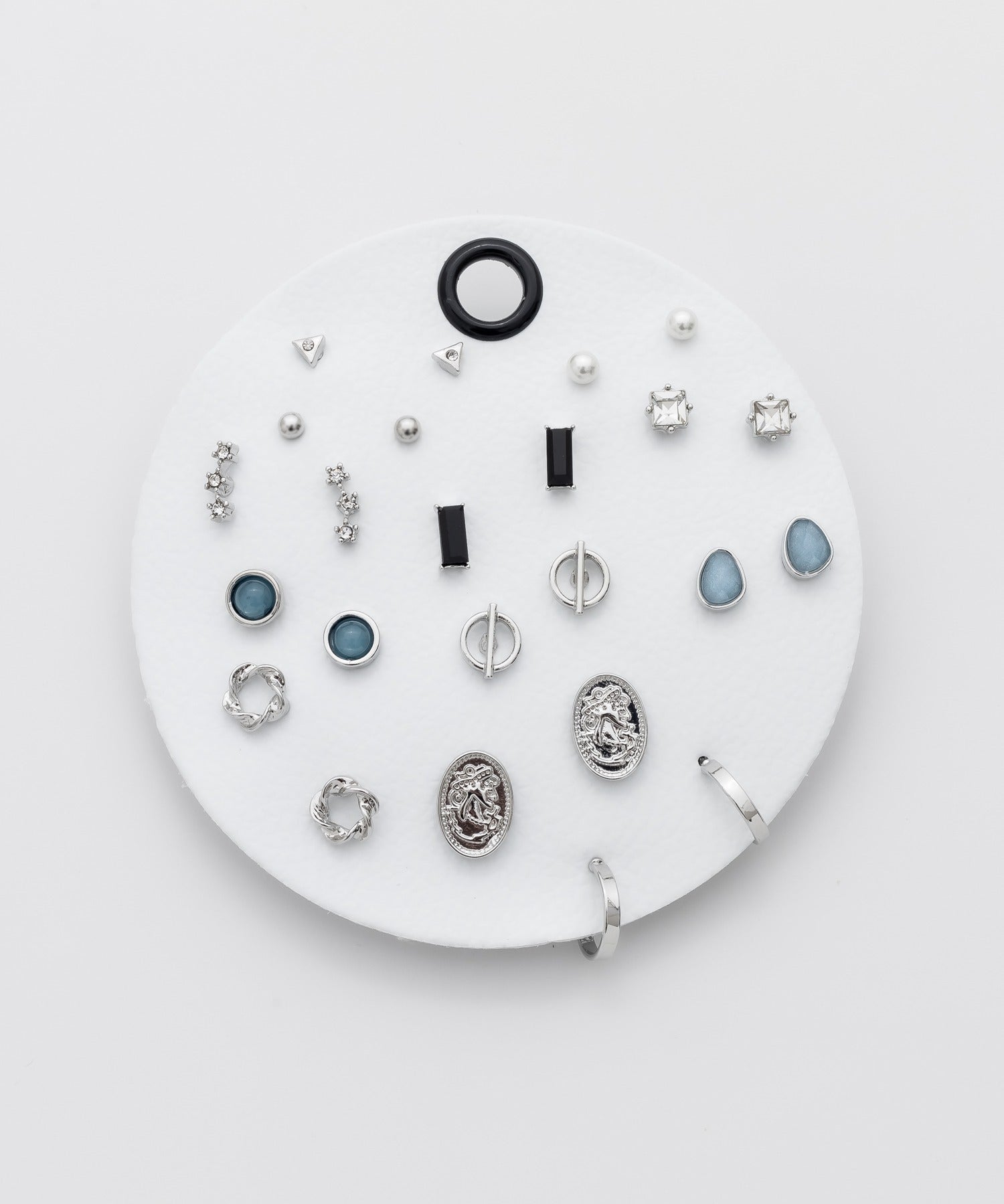 ciite' シーテ ピアス（両耳用） ピアス 12セット / pierce 12 set シルバー FREE