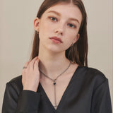 ciite' シーテ ネックレス 【 金属アレルギー対応 】 ハート マントルチェーンネックレス サージカルステンレス シルバー FREE