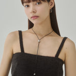 ciite' シーテ ネックレス ループタイ ロングネックレス シルバー FREE