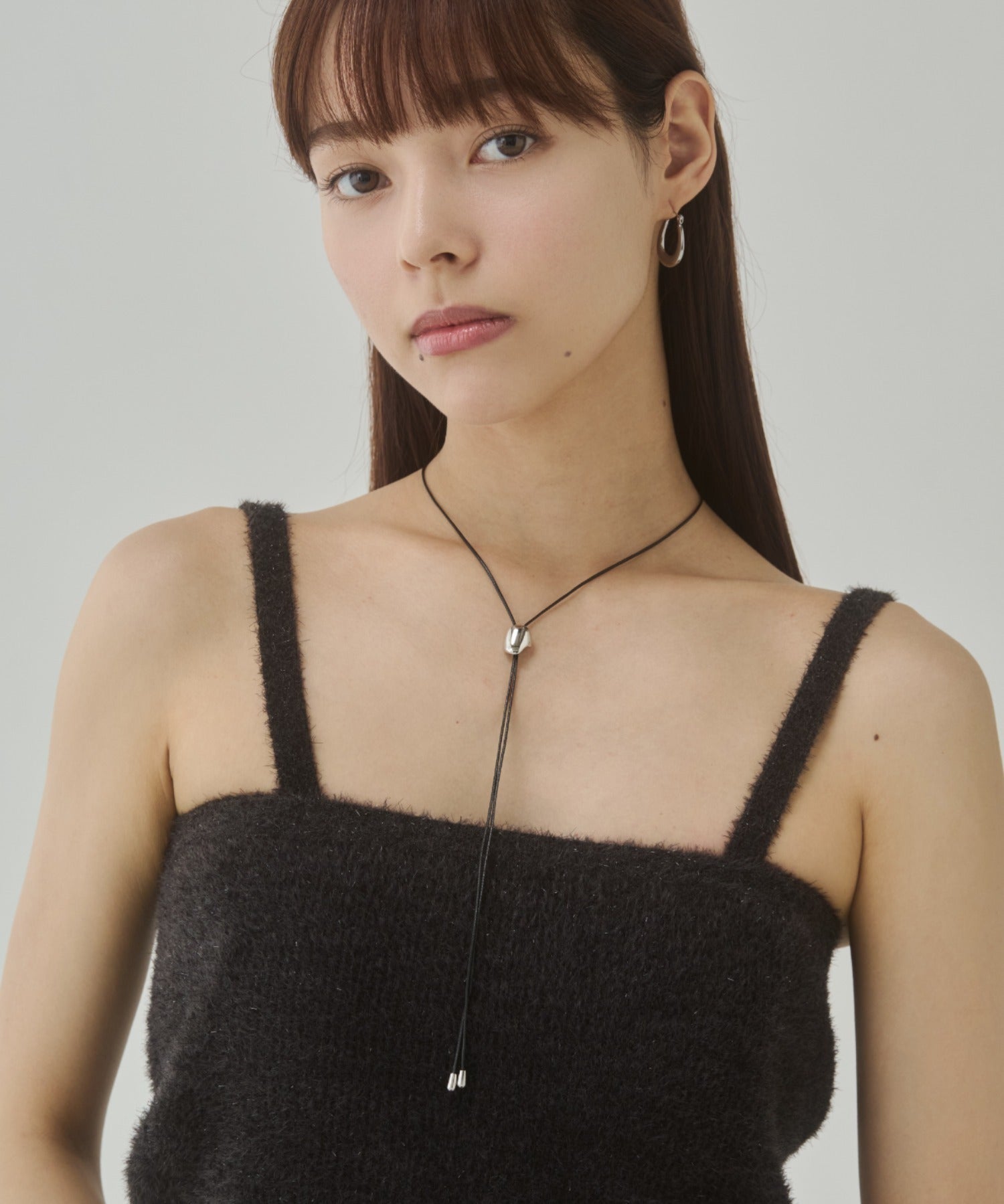 ciite' シーテ ネックレス ループタイ ロングネックレス シルバー FREE