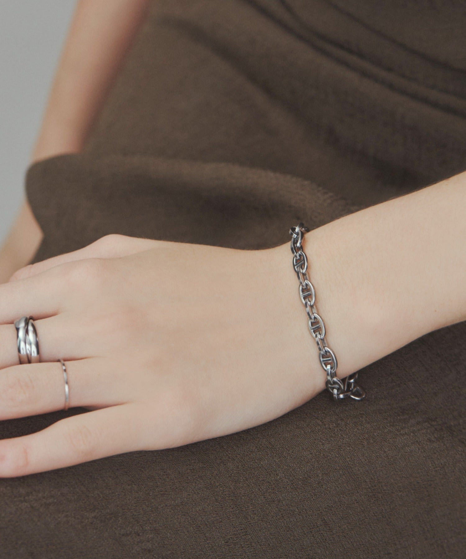 ciite' シーテ ブレスレット 【 金属アレルギー対応 】 チェーンブレスレット サージカルステンレス シルバー FREE