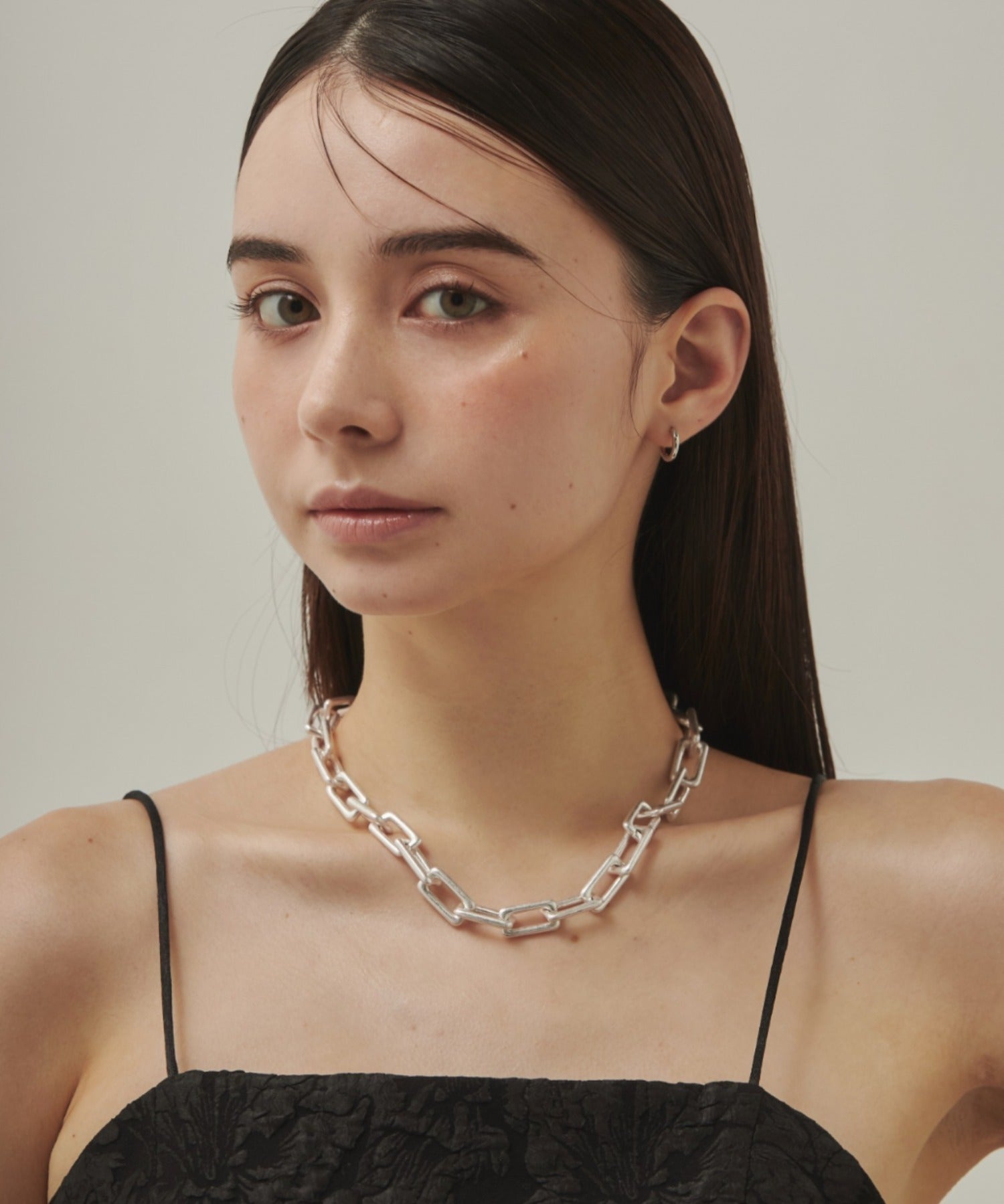 ciite' シーテ ネックレス volume chain necklace / ボリュームチェーン ネックレス シルバー FREE