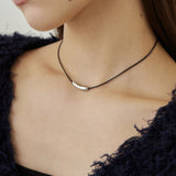 メタルトップ コードチョーカー / ネックレス