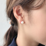 ciite' シーテ ピアス（両耳用） 【8mm】 選べるパールピアス （コットンパール / アクリルパール） (両耳用) シルバー系その他 FREE