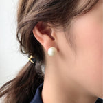 ciite' シーテ ピアス（両耳用） 【12mm】 選べるパールピアス （コットンパール / アクリルパール） (両耳用) シルバー系その他 FREE