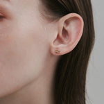 ciite' シーテ ピアス（両耳用） 【 金属アレルギー対応 】 シンプルカラービジュー ピアス サージカルステンレス (両耳用) イエロー FREE