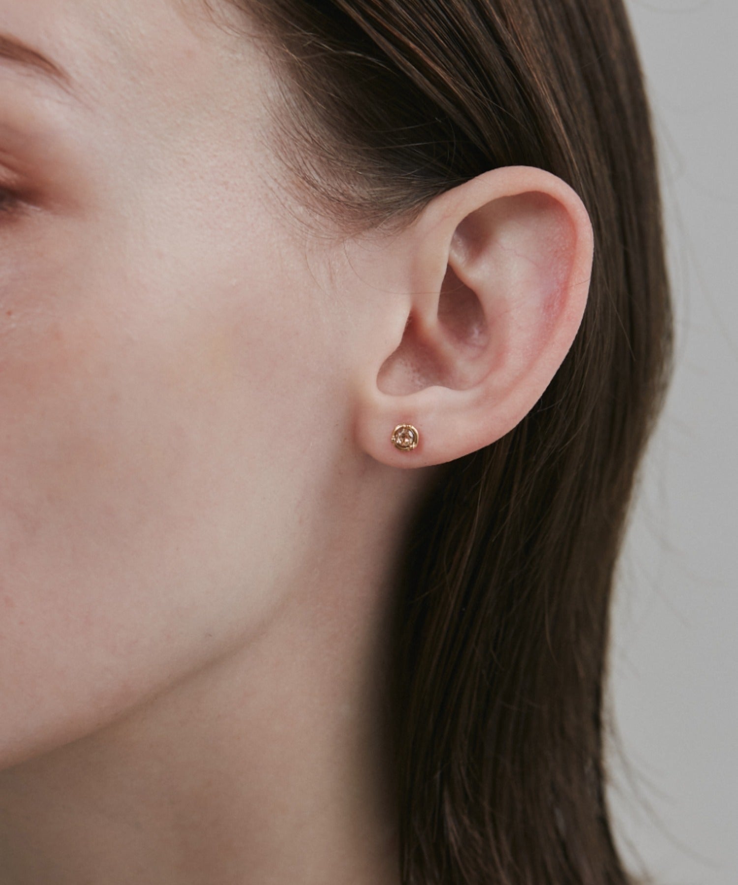 ciite' シーテ ピアス（両耳用） 【 金属アレルギー対応 】 シンプルカラービジュー ピアス サージカルステンレス (両耳用) イエロー FREE