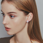 ciite' シーテ ピアス（両耳用） 【 金属アレルギー対応 】 シンプルパールピアス サージカルステンレス 8mm 10mm 12mm (両耳用) ホワイト