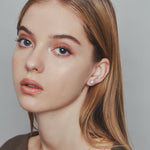 ciite' シーテ ピアス（両耳用） 【 金属アレルギー対応 】 シンプルパールピアス サージカルステンレス 8mm 10mm 12mm (両耳用)