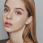 ciite' シーテ ピアス（両耳用） 【 金属アレルギー対応 】 シンプルパールピアス サージカルステンレス 8mm 10mm 12mm (両耳用)