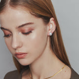 ciite' シーテ ピアス（両耳用） 【 金属アレルギー対応 】 シンプルパールピアス サージカルステンレス 8mm 10mm 12mm (両耳用)