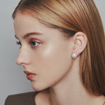 ciite' シーテ ピアス（両耳用） 【 金属アレルギー対応 】 シンプルパールピアス サージカルステンレス 8mm 10mm 12mm (両耳用)
