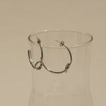 ciite' シーテ ピアス（両耳用） 【 金属アレルギー対応 】 ノットサークルピアス サージカルステンレス 316L (両耳用)