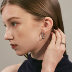 ciite' シーテ ピアス（両耳用） 【 金属アレルギー対応 】 シンプルフープピアス サージカルステンレス 316L (両耳用)
