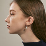 ciite' シーテ ピアス（両耳用） 【 金属アレルギー対応 】 パールフープピアス サージカルステンレス 316L (両耳用)