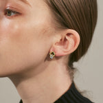 ciite' シーテ ピアス（両耳用） 【 金属アレルギー対応 】 モチーフビジューピアス サージカルステンレス 316L (両耳用) ゴールド FREE